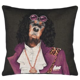 Spaniel with glasses Cushion