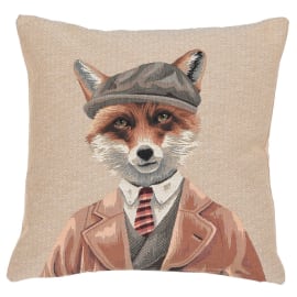
            
                Load image into Gallery viewer, Fox in Tweed cushion
            
        
