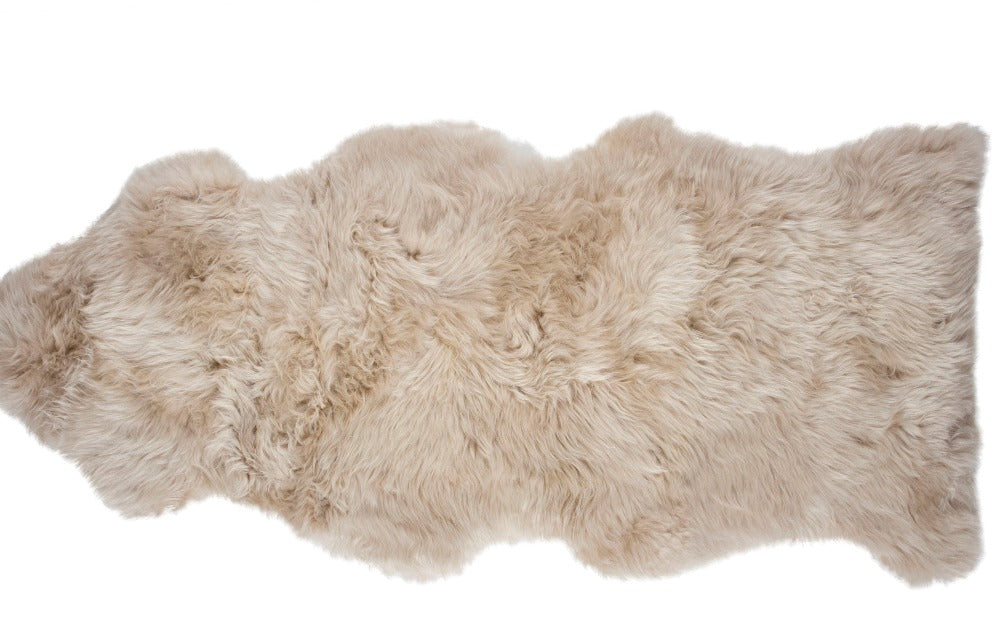 Long Wool 1.35 x 60cm Sheepskin Rug Nappa