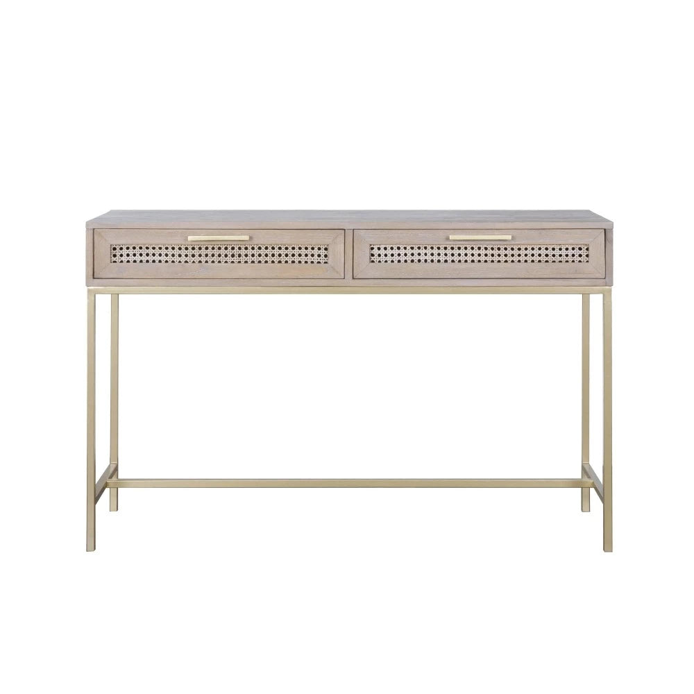 
            
                Load image into Gallery viewer, Natural Rattan Hall Table 1m
            
        