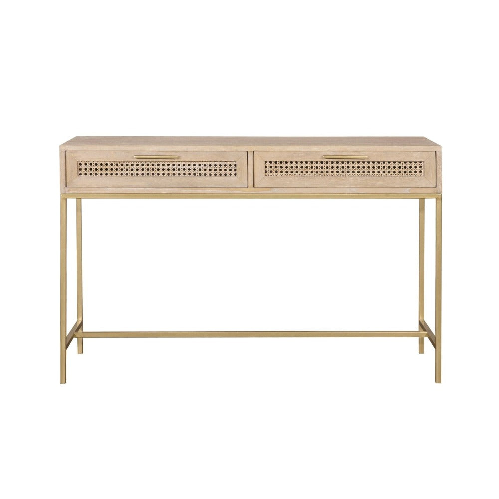 
            
                Load image into Gallery viewer, Roundwood 2 Drawer Console Table Default Title
            
        