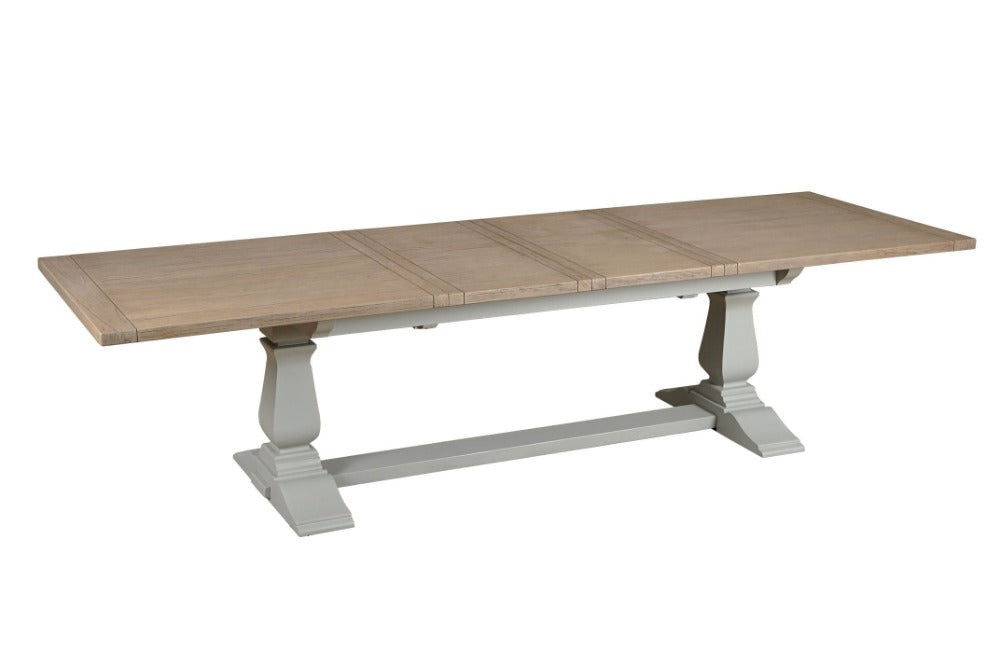 Sofia Extension Dining Table Hardwick & Rustic Brown Default Title