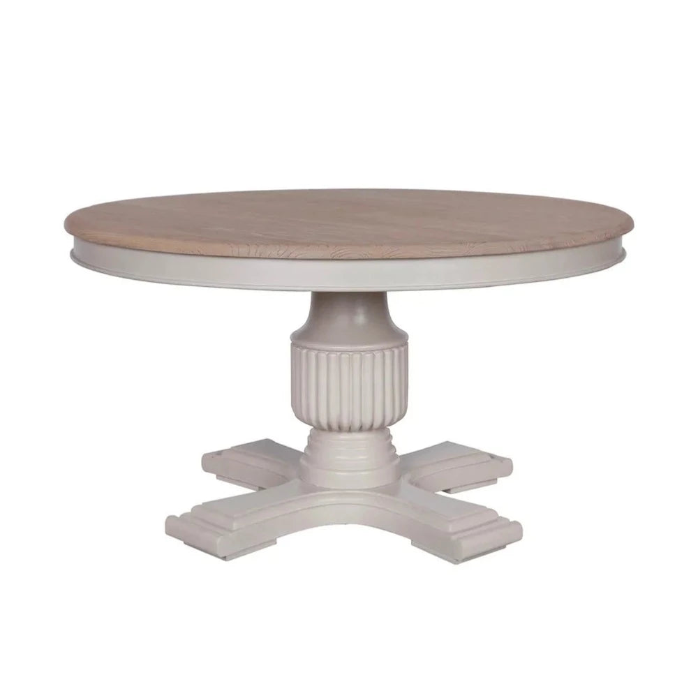 120cm Sofia Round Dining Table – Hardwick/Rustic Brown