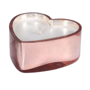 
            
                Load image into Gallery viewer, Small Rose Tuberose Heart Candle
            
        