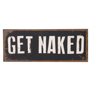 'Get Naked' Sign