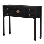 Black Lacquer Hall Table