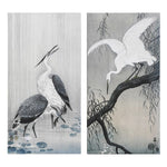 Set of 2 Oriental Heron Canvas