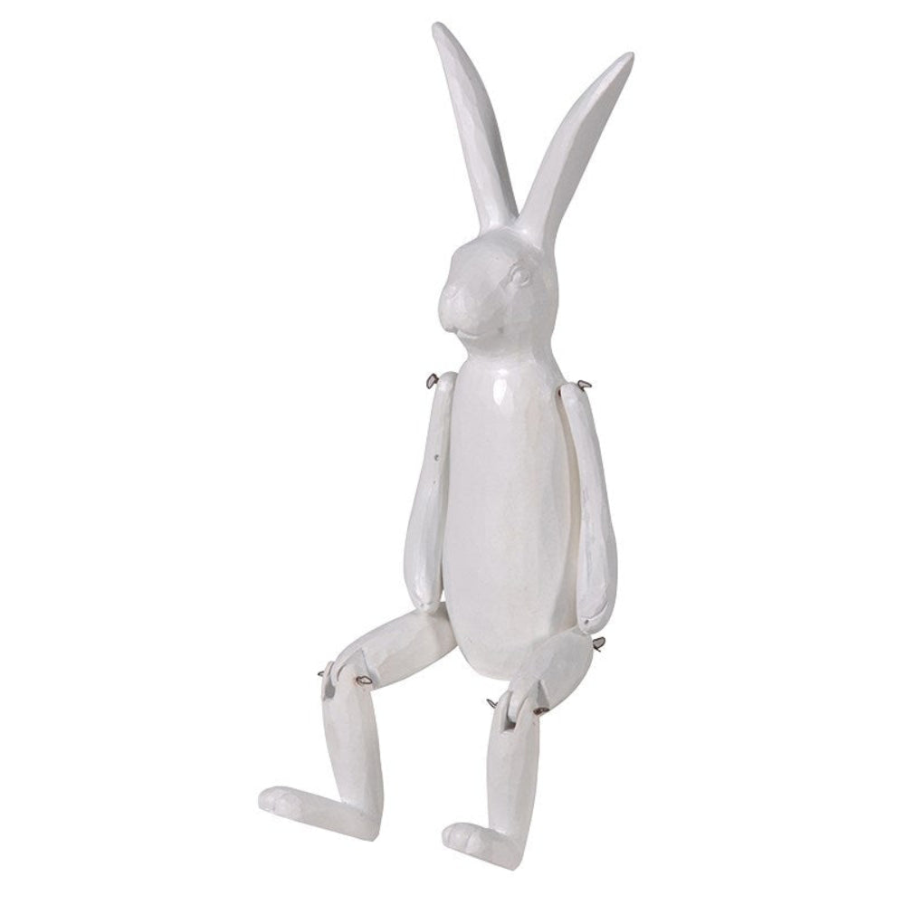 Wood Effect Jointed Rabbits