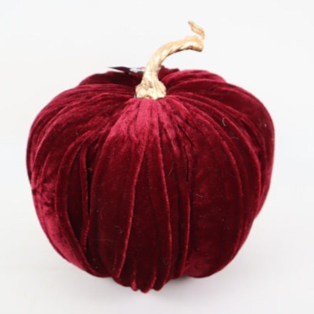 Plush Burgundy Pumpkins