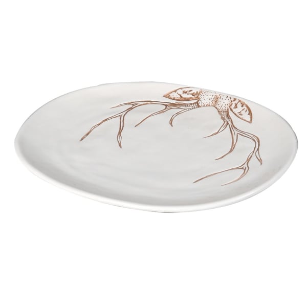 
            
                Load image into Gallery viewer, Antler White Serving Plate
            
        