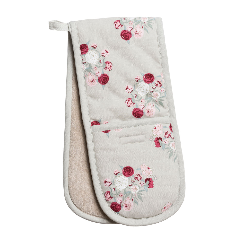 
            
                Load image into Gallery viewer, Peony Double Oven Glove
            
        