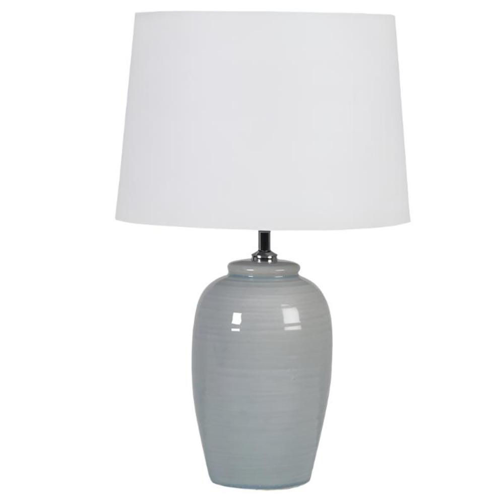 Aqua Table Lamp With Shade