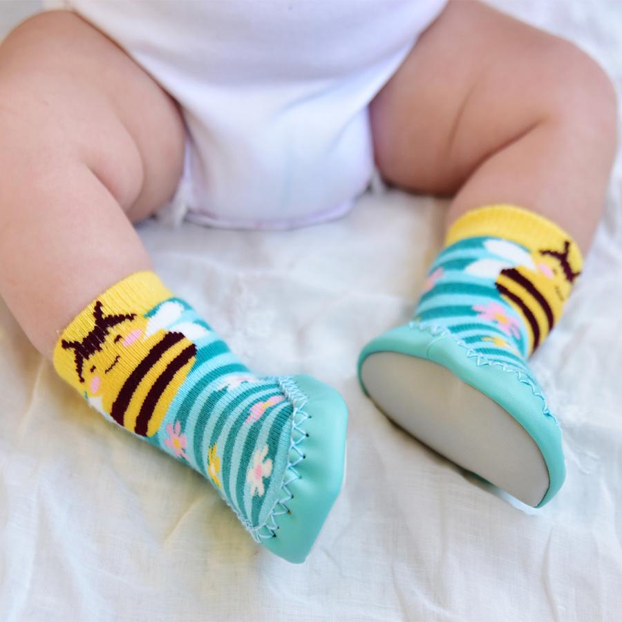 Bumble Bee Moccasin Slippers