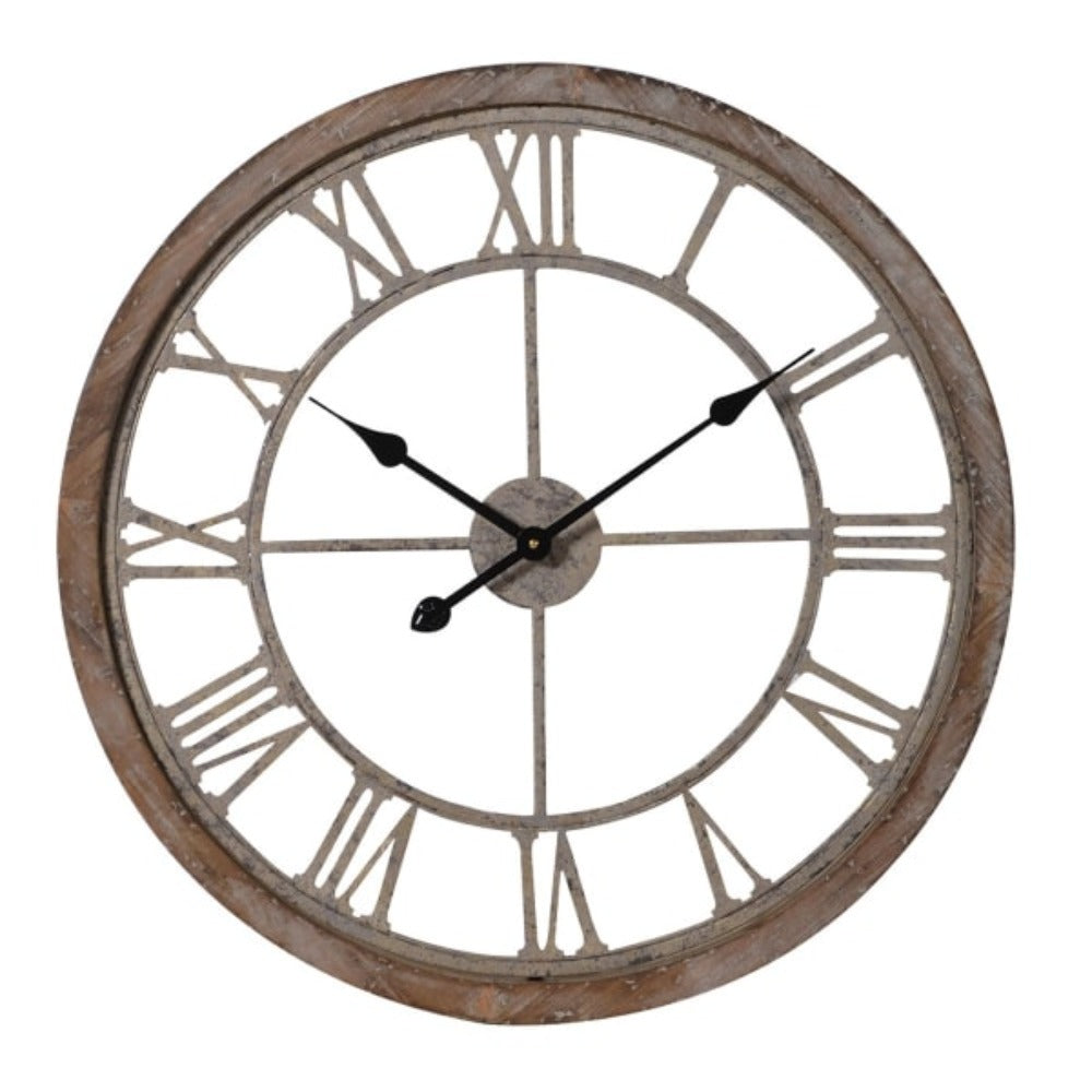Cut-out Roman Numerals Wall Clock