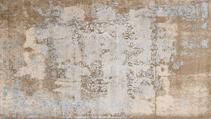 Baltimore Rug Beige and Pale Blue Tones