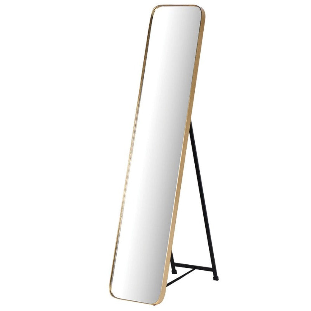 Gold Framed Tall Mirror Default Title