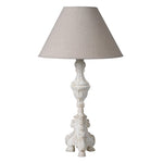Distressed Table Lamp With Shade