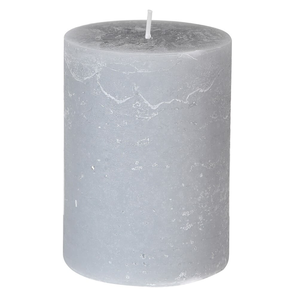 
            
                Load image into Gallery viewer, Small Magnolia &amp;amp; Gardenia Grey Pillar Candle
            
        