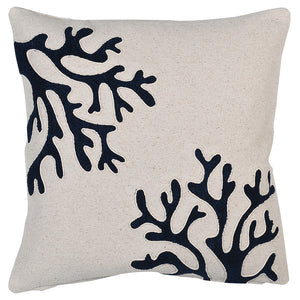 Blue Coral Cushion Cover