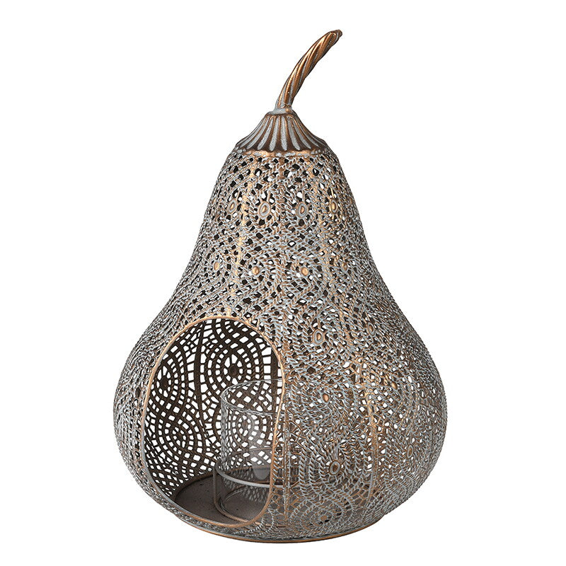 
            
                Load image into Gallery viewer, Filigree Pear Lantern
            
        