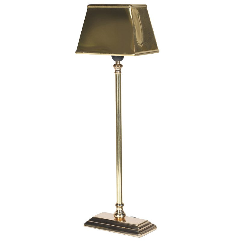 Antique Style Brass Lamp -Shiny