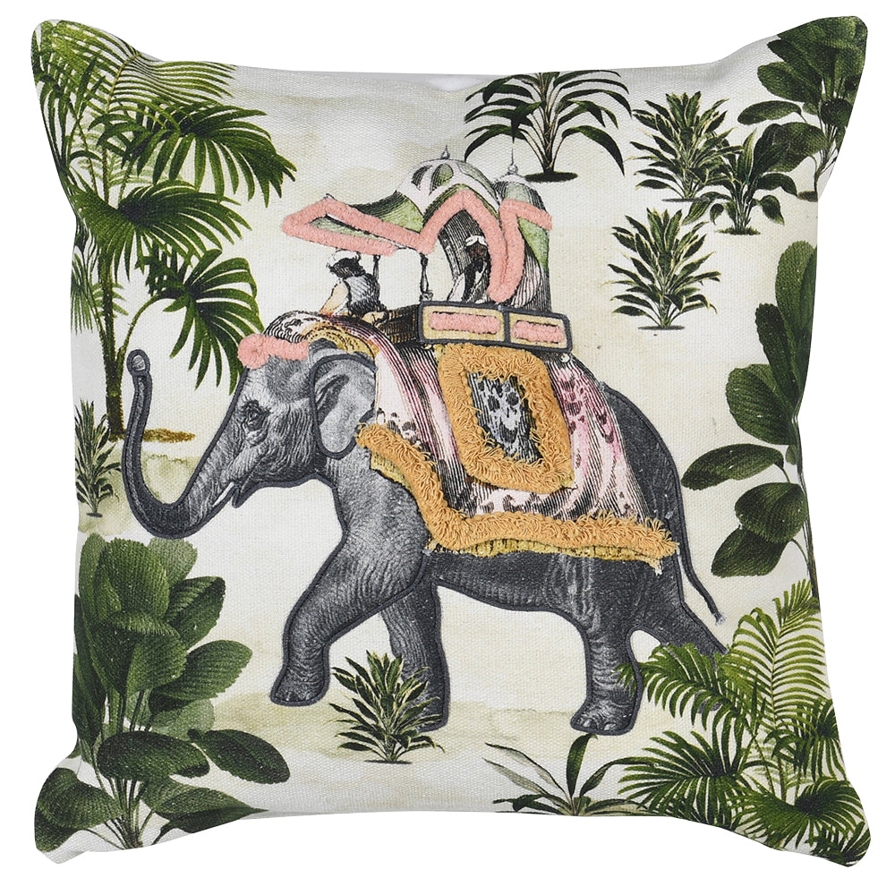Exotic Elephant Cushion