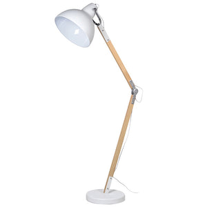 Matt White Adjustable Floor Lamp
