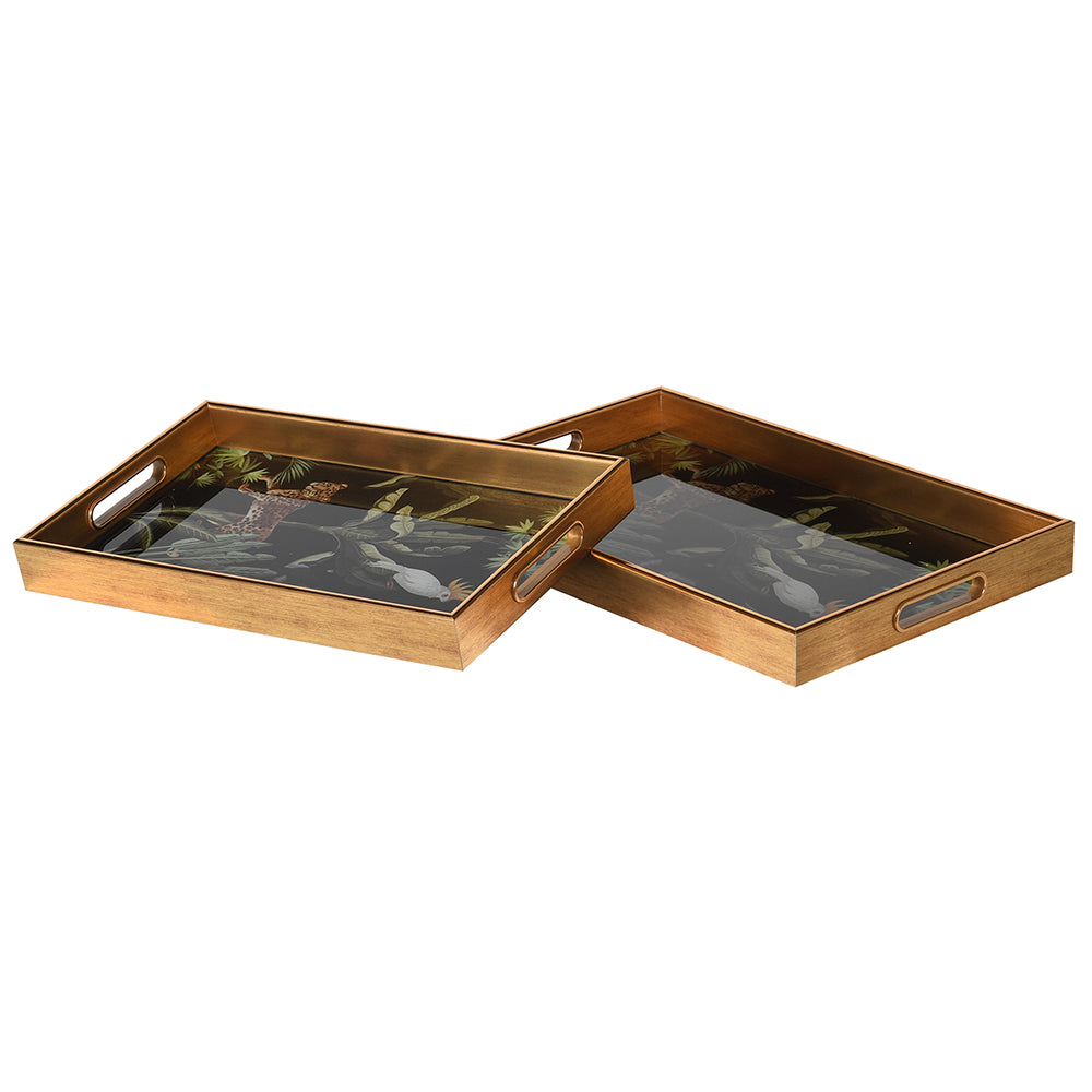 
            
                Load image into Gallery viewer, Oblong Parrot Trays , two sizes
            
        