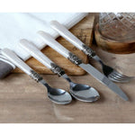 Linas Cutlery With Silver Decor - Set Of 4