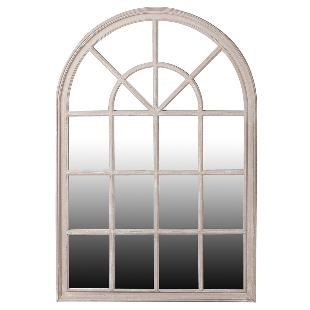 
            
                Load image into Gallery viewer, Antique Taupe Window Mirror
            
        
