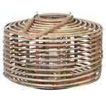 Rattan Candle Holder With Rope