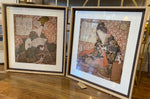 Oriental Figure Pictures Set of 2