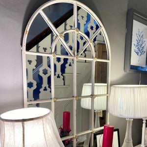 Large Arched Window Wall Mirror