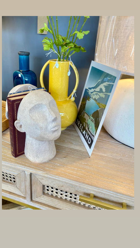 Sculpted Head Bookends