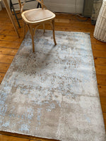 Baltimore Rug Beige and Pale Blue Tones