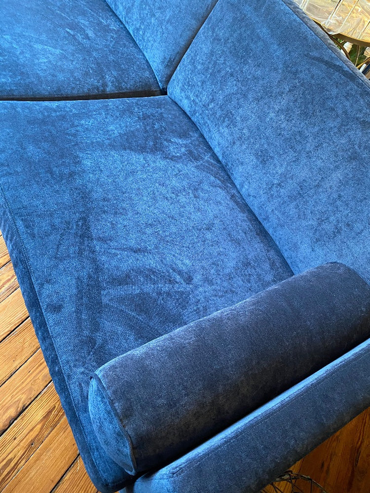 Velvet Royal Blue Sofa