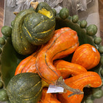 Orange Gourd Autumn Decoration 10 x 25cm