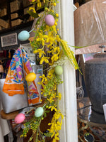 Yellow Flower Garland with Eggs