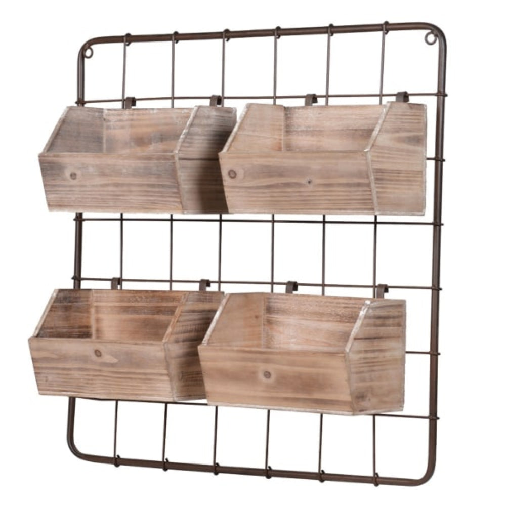 Wooden Wall Boxes On Frame