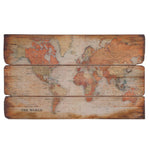 Wooden World Map